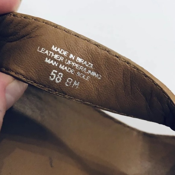 Tory Burch Brenden Sz EU 38 US 8 7.5 wedge beige - Picture 6 of 8